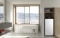 The image shows a Vitodens in a bathroom.