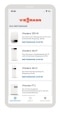 The image shows the new ViStart app from Viessmann