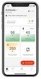 The image shows the new Viessmann Energy Management system on the smartphone.