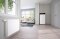 Radiator with smart thermostat in the living room