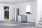 The image shows the new heat pump hybrid unit Vitocal 250-AH.