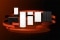 The image shows Viessmann system solutions against a dark background with red elements.