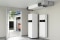 The image shows the Viessmann Vitoair FS ventilation system in combination with other Viessmann products in a house.