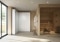 Das Bild zeigt Viessmann Invisible neben einer Sauna.