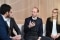 The picture shows Max Viessmann in a round of talks
