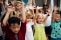 The image shows happy children as a symbol for the Viessmann Foundations