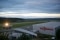 Das Bild zeigt den Hangar und die Landebahn in Allendorf.